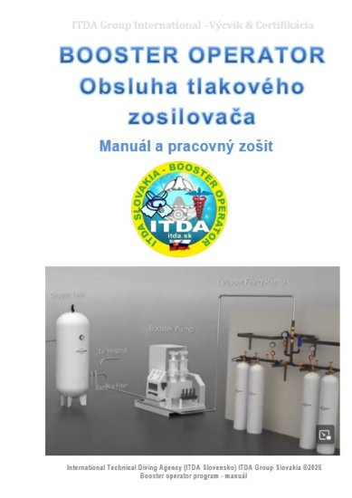 Potápačský manuál Booster Operator v slovenčine – ITDA-IHMP
