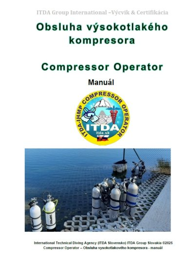 Potápačský manuál Compressor Operator v slovenčine – ITDA-IHMP