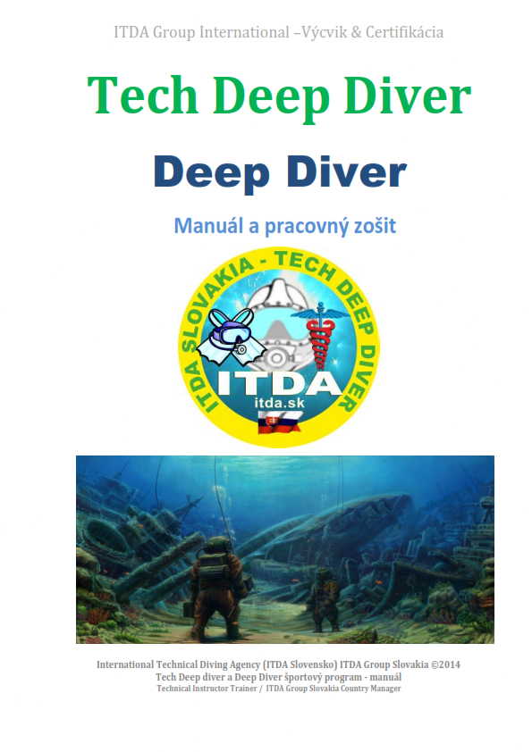 Potápačský manuál Deep Diver – Hĺbkový potápač v slovenčine