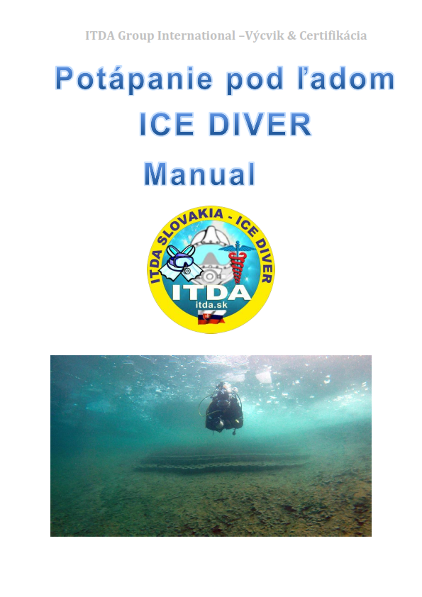 Potápačský manuál Ice Diver – potápanie pod ľadom v slovenčine