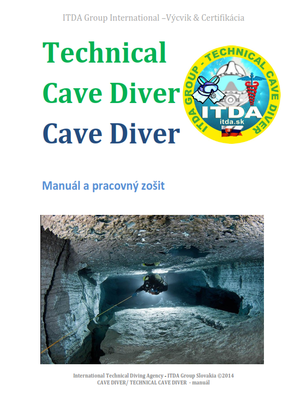 Potápačský manuál Cave Diver – Jaskynný potápač v slovenčine
