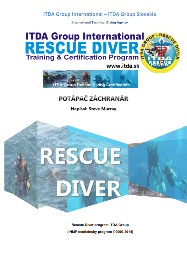 Potápačský manuál Rescue Diver – Potápač záchranár v slovenčine