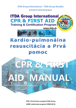 Potápačský manuál prvá pomoc a KPR pre potápačov v slovenčine – ITDA-IHMP