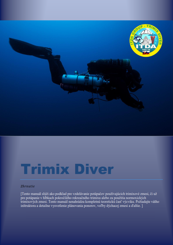 Potápačský manuál Trimix Diver – Trimix potápač v slovenčine